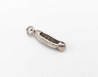 Vintage Sterling Silver Canoe Charm - Silver Jewellery for Boating Charm Collectors / Gift