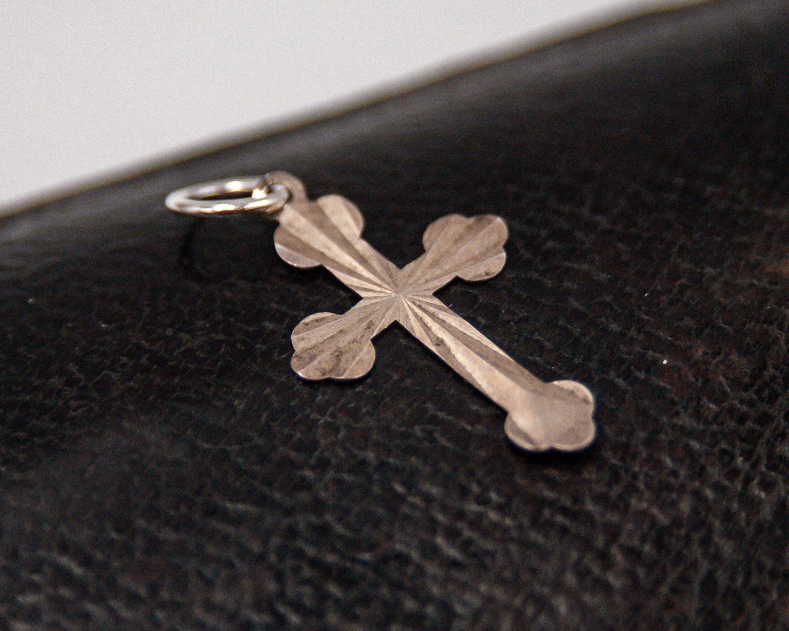 Vintage Silver Engraved Cross - Etsy - Page 2