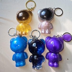 Resin Astronaut Keychain - Miniature Astronaut Gift for kids