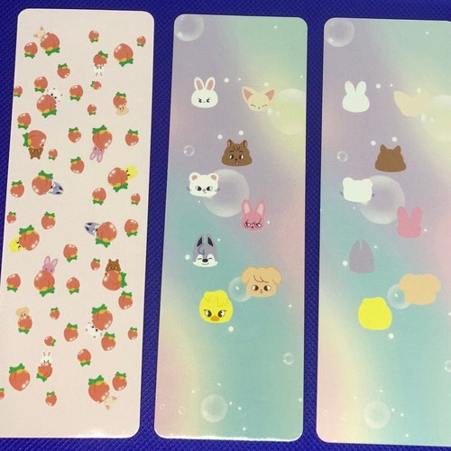 Stray Kids Skzoo Bookmarks Skz Leebit Wolf Chan Jiniret Etc Etsy