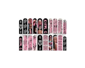 KG Waterslide Nail Decals