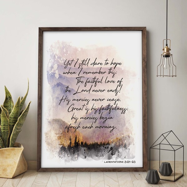 Lamentations 3 - Etsy