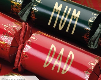 Personalized Christmas Name Decals – Custom Vinyl Labels