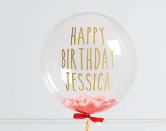 Personalised Balloon Vinyl Name Labels - For party balloons, birthday balloons, confetti balloons, wedding décor, bridesmaid names & roles