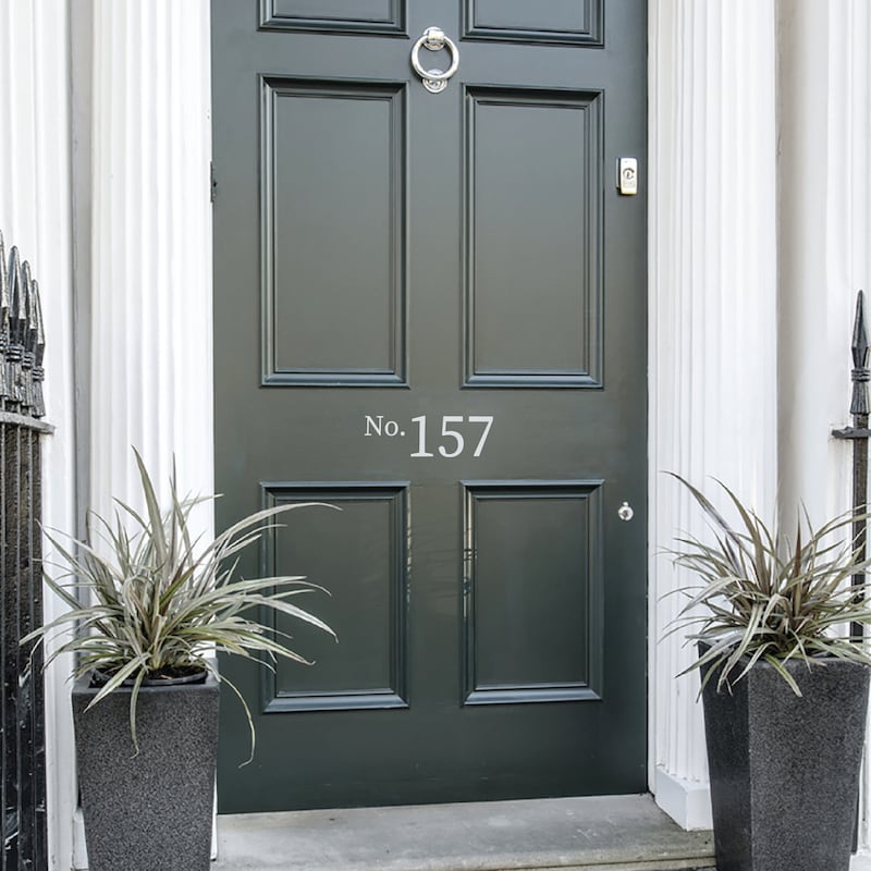 Doors Number Sticker - Etsy UK
