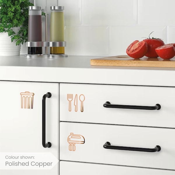 Kitchen Utensil Labels - For labelling all your most used drawers and cupboards in our icon style labels.