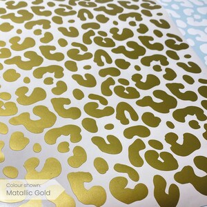 Leopard Print Peel &amp; Stick Premium Vinyl Stickers - for Wall Décor ...