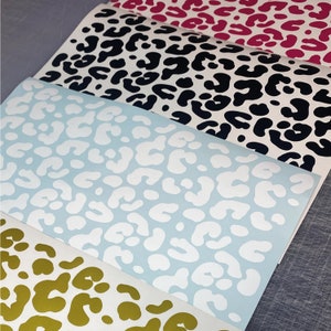 Leopard Print Peel &amp; Stick Premium Vinyl Stickers - for Wall Décor ...