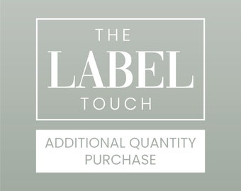 Additional Quantity Purchase - Only purchase if advised to
