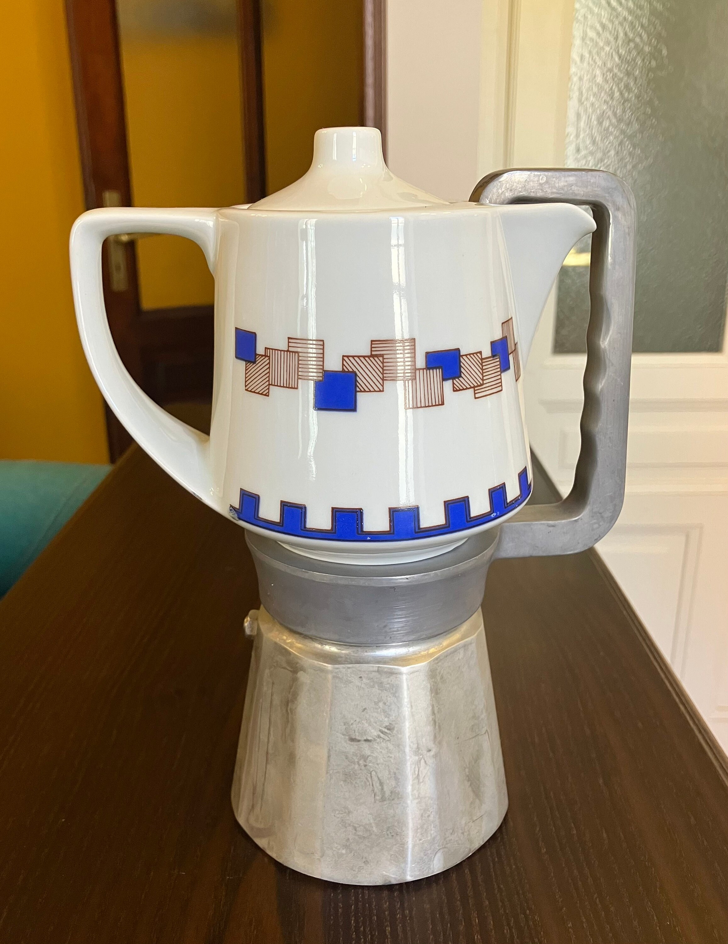 Vintage 1970's Ceramic Coffee Maker Made in Italy Etsy
