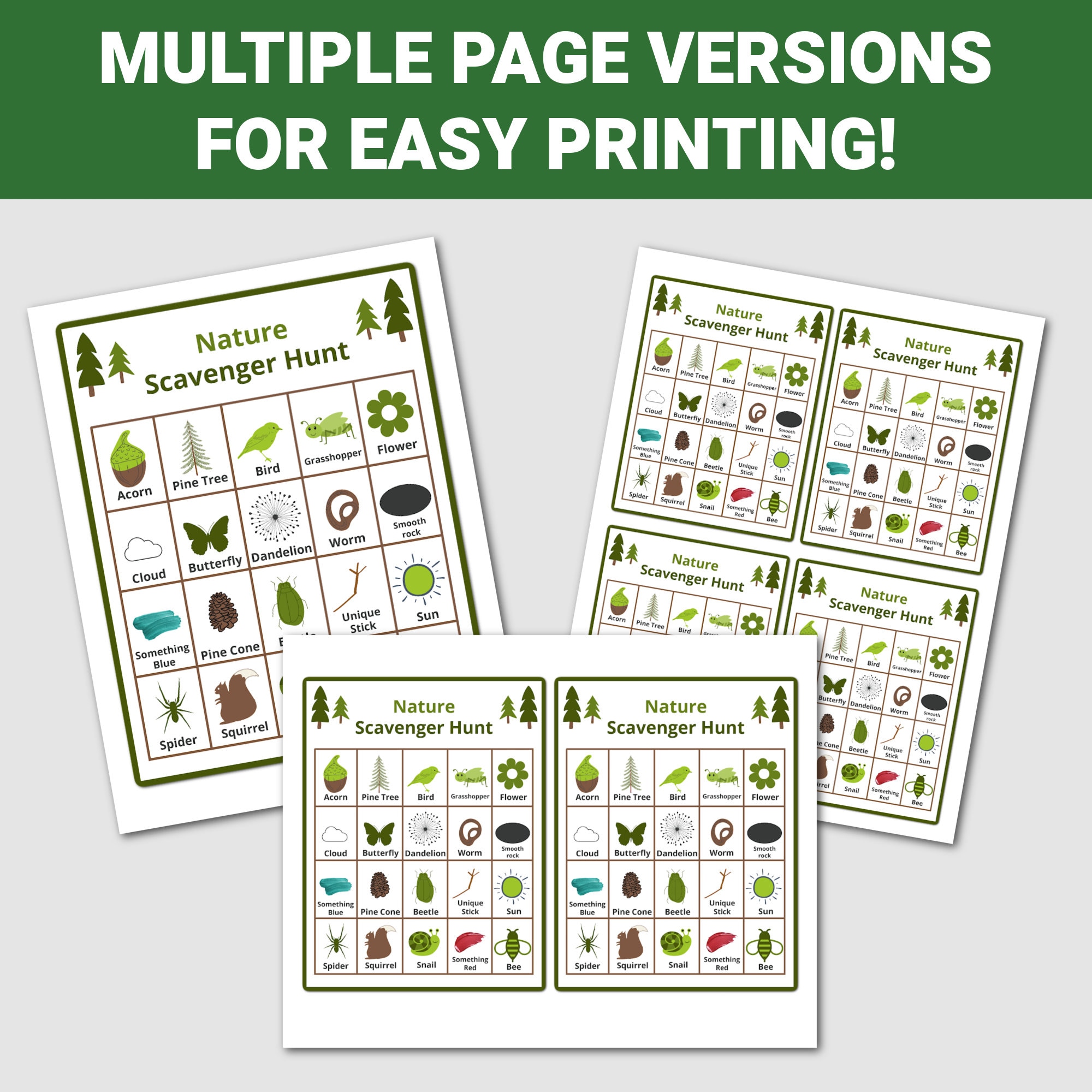 Free Printable Nature Scavenger - Il Fullxfull.3825126412 1mw8