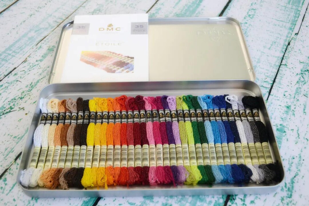 DMC ÉTOILE Set (35 Colors in Original Packaging)| DMC Art 617| Gift Set ...