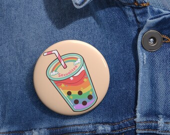 Sexualitea Boba Pin Buttons