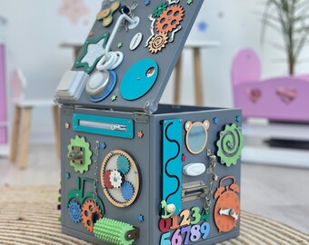 Custom activity cube, educational toy, motor skills gift, sensory game
