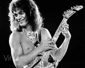 Eddie van halen cheap black and white