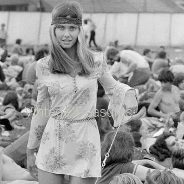 Fille hippie Olivia Newton John