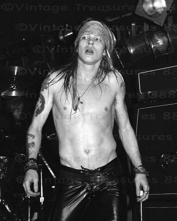 Axel Rose on Stage Etsy