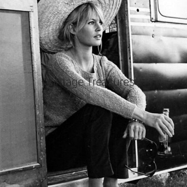 Brigitte Bardot portant un sombrero, Mexique 1965