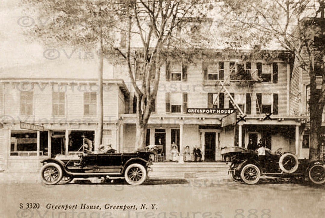 The Greenport House a Vintage Photo Etsy