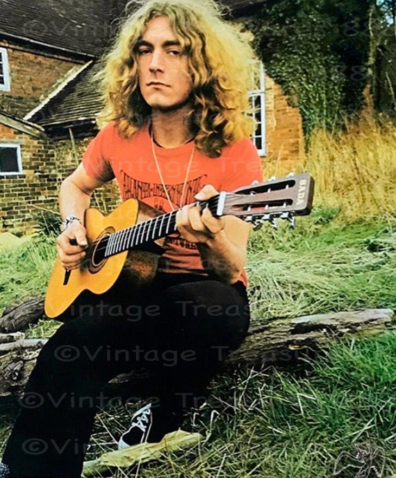 Led Zeppelin-zanger Robert Plant speelt gitaar - Etsy België
