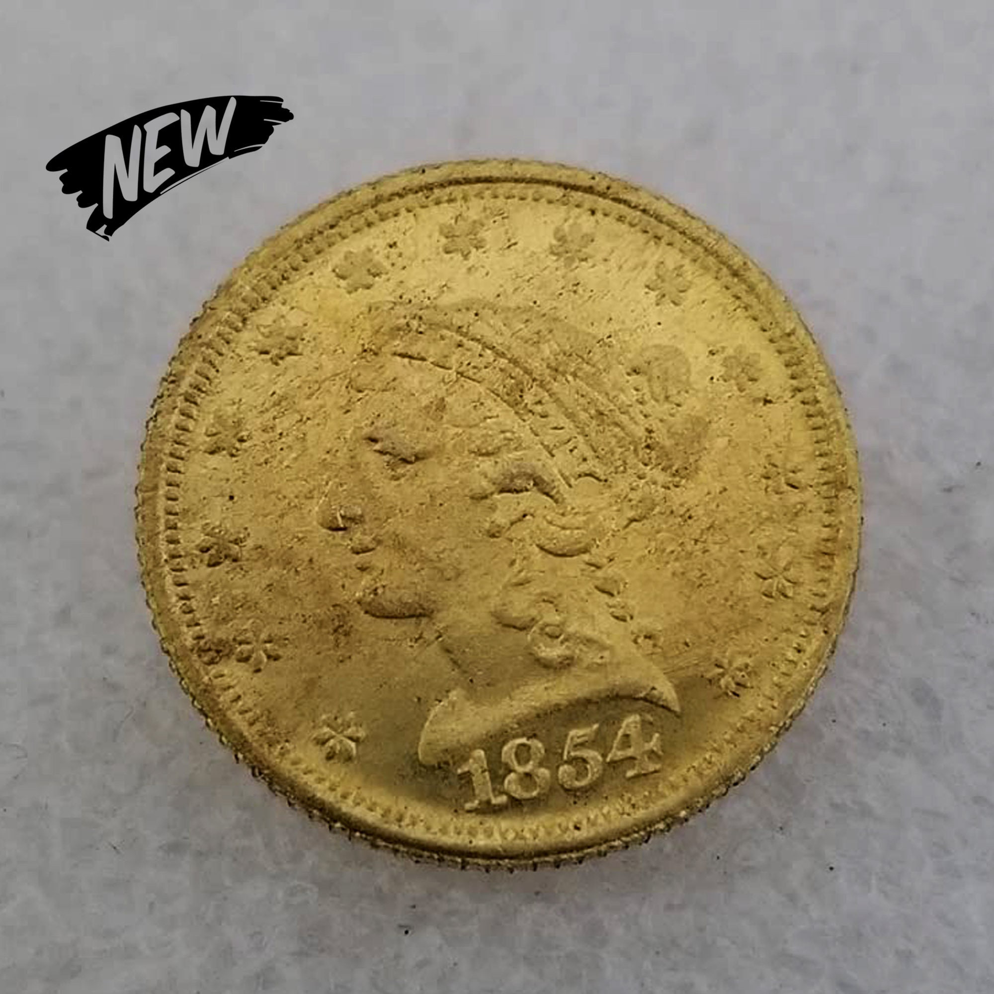 1854 Gold Coin - Etsy