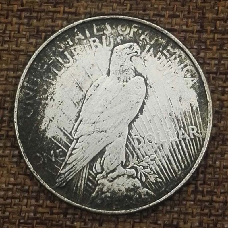 1923 Liberty Silver Dollar American Coin Great Etsy