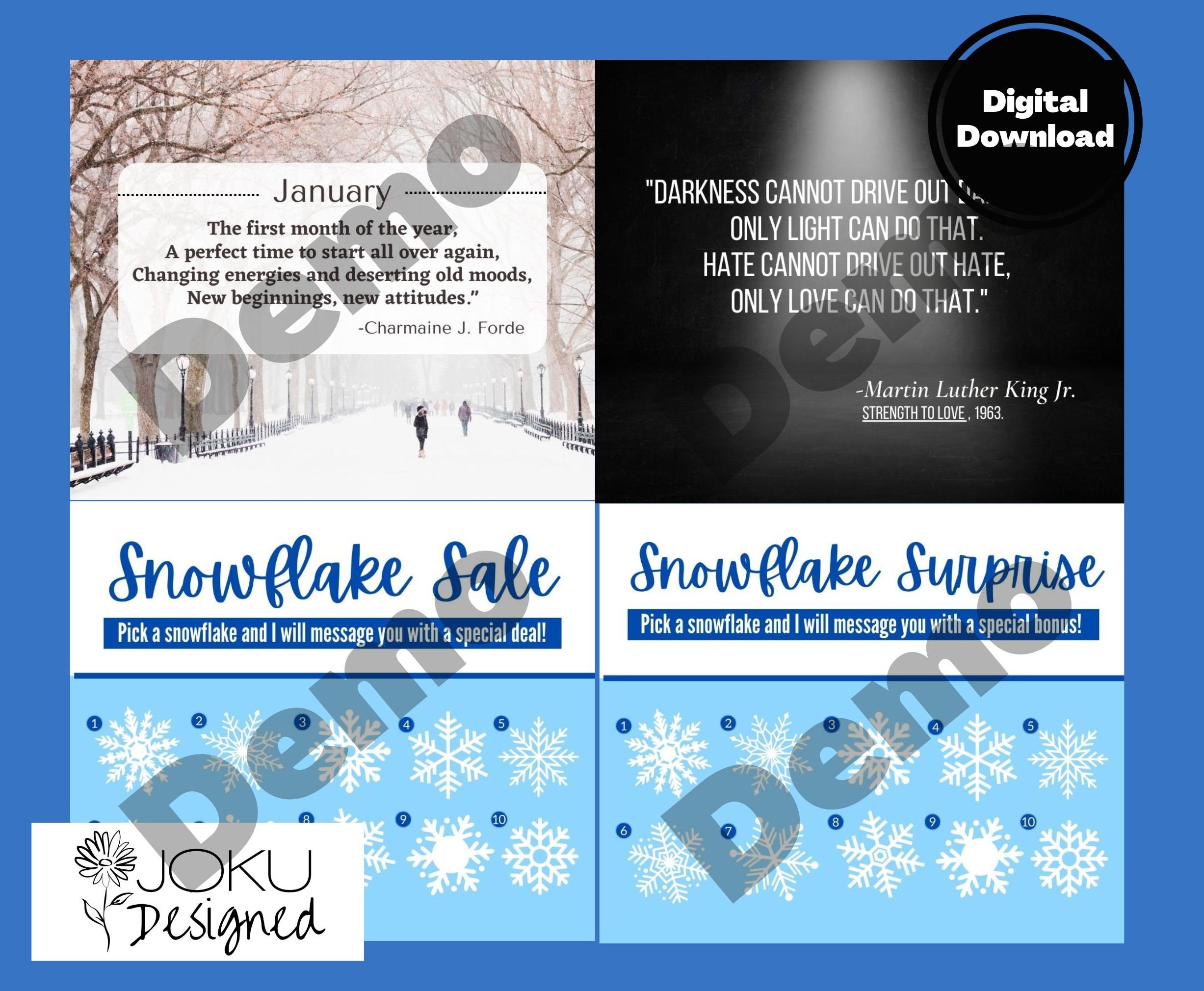 January Graphics for Engagement, Social Media Posts, Classroom ...