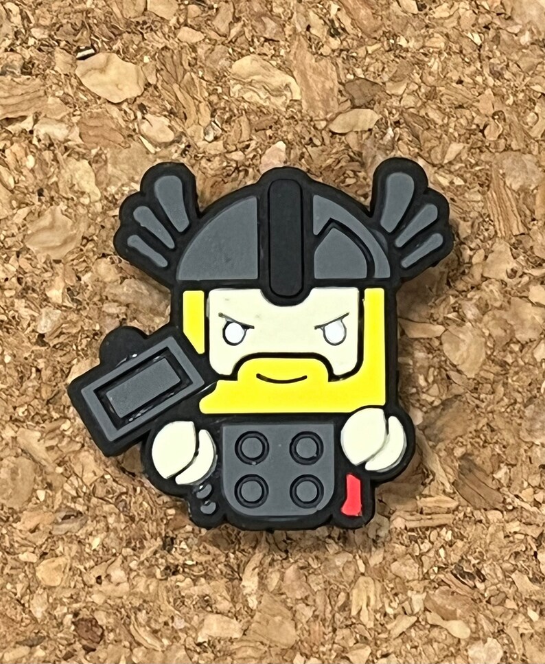 Thor Jibbitz Superheroes Croc Charms Marvel Accessories Etsy