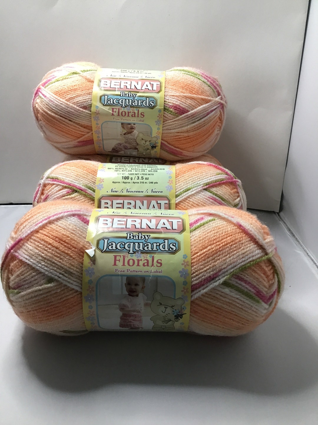 Bernat Baby Jacquards Florals Etsy