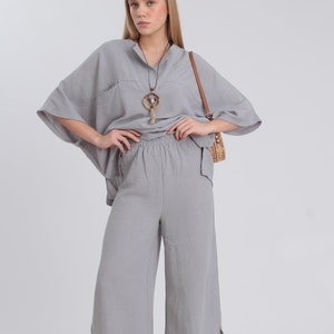 Natural Woven Gray 2Pc Set