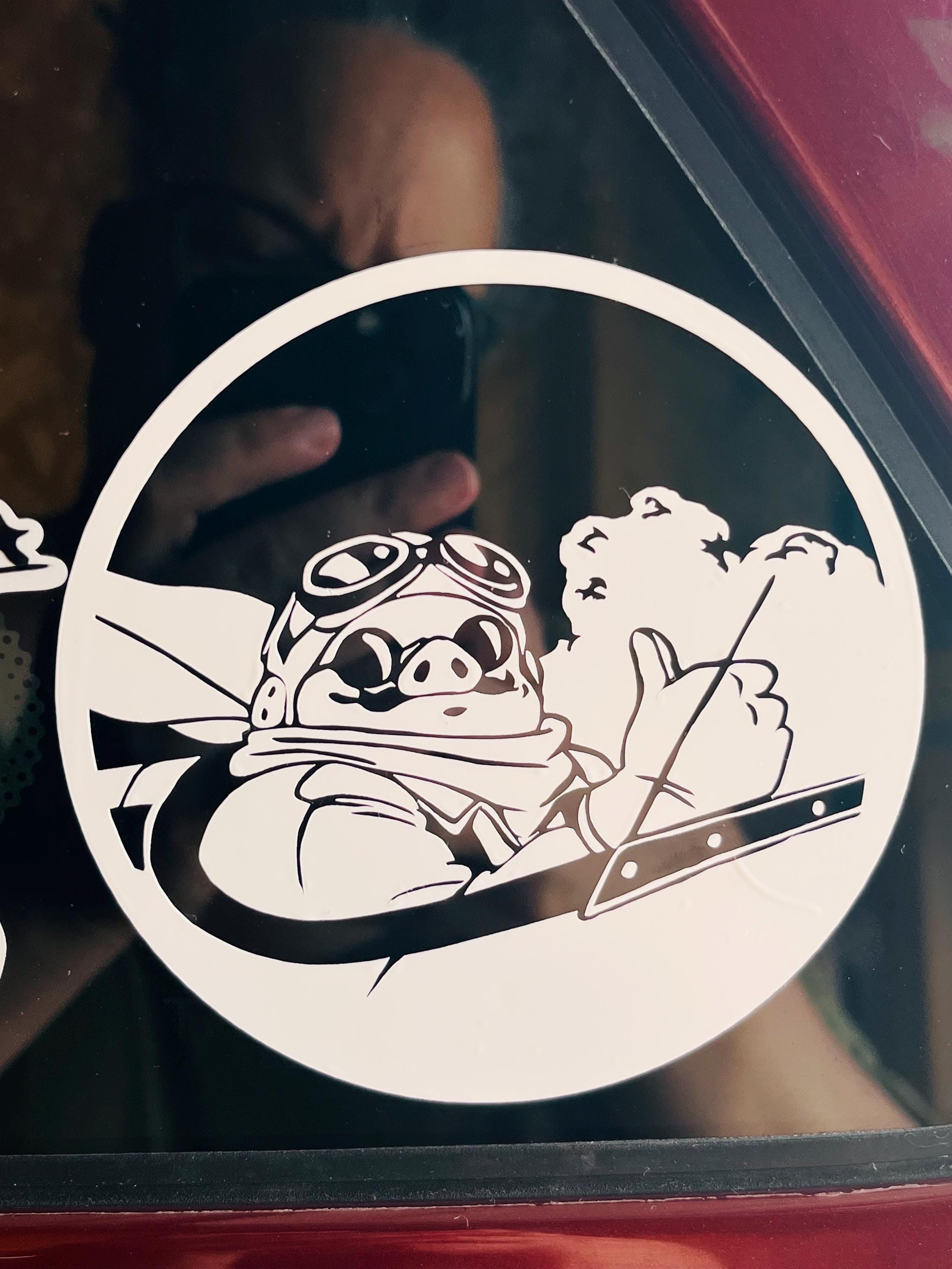 Porco rosso sticker - Etsy 日本