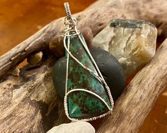 Chrysocolla Pendant