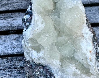 Rare White Prehnite Specimen - Self-Collected