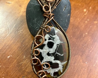 Septarian Stone (Nodule) Pendant