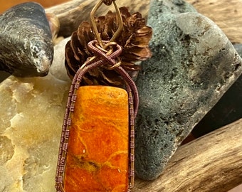 Apple Coral Pendant