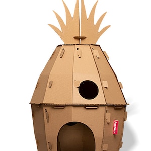 Villa Ananas - Maison pour chat en carton