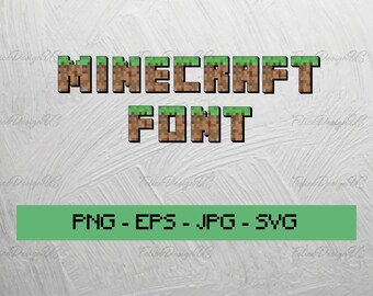 minecraft letters etsy