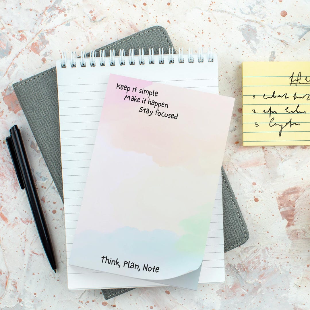 Post It Note Simple Keep It Simple Motivational Post-it® Note: 4