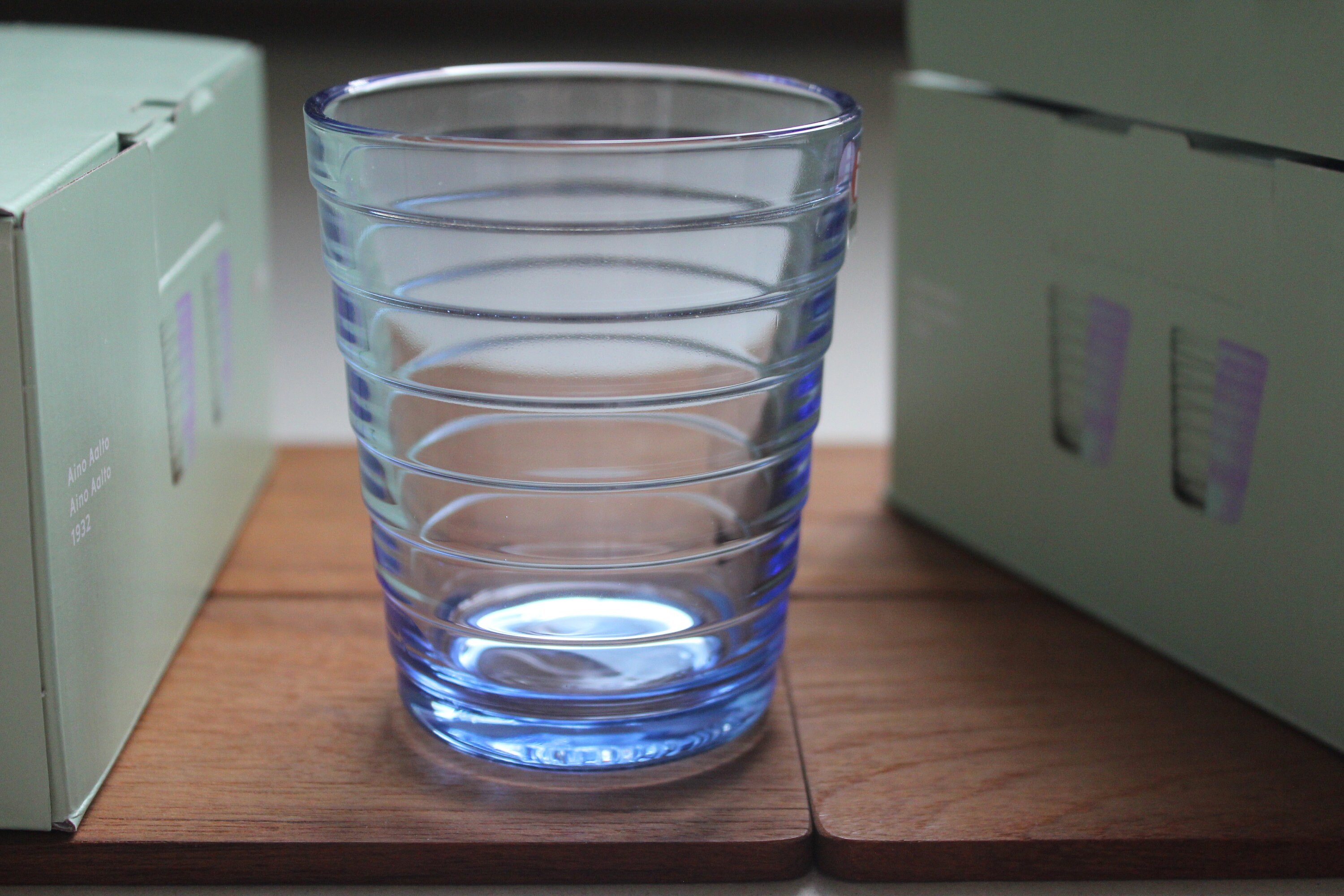Iittala Finland Aino Aalto Aqua Tumblers 21cl , NEW in Box. Set of 2  Tumblers - Etsy