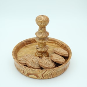 Wooden serving tray