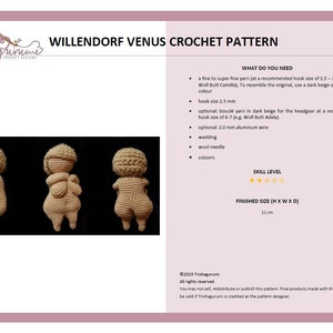 Crochet Willendorf Venus - Crochet Pattern, Amigurumi