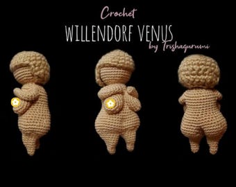 Crochet Willendorf Venus - Amigurumi Crochet Pattern (in ENG, DE)