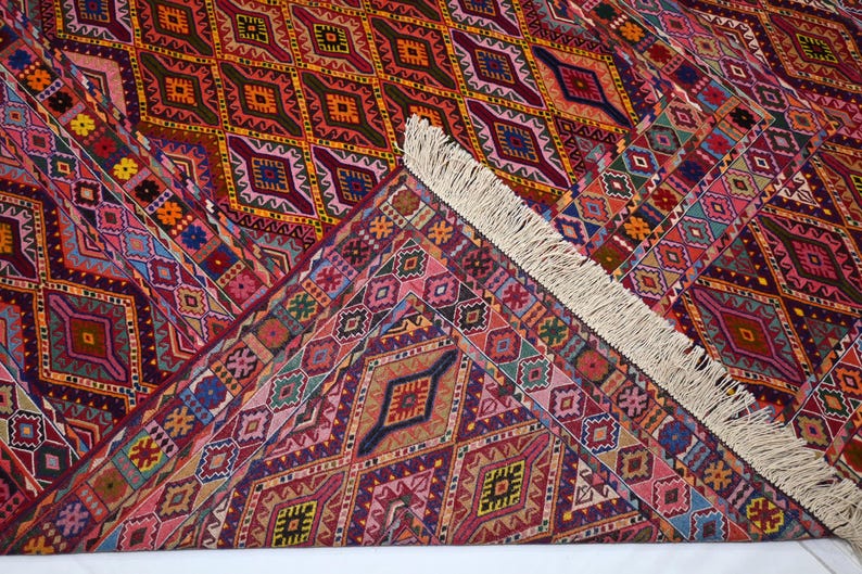 Afghan Rug, 5'9 X 7'8 Ft Ethnic Biljik Mashwani Rug, Hand Knotted Veg ...