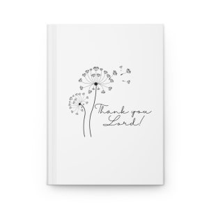 Thank You Lord Dandylion Hardcover Journal Matte