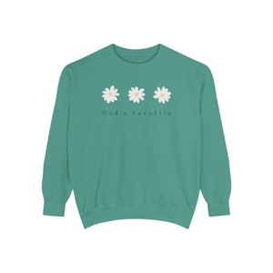 God's Favorite Comfort Colors Garment-Dyed Sweatshirt