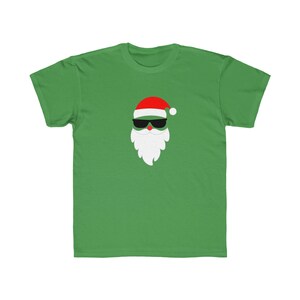 Cool Santa Kids Regular Fit Tee Christmas Gift Sunglasses