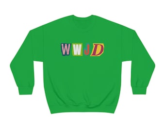WWJD Unisex Heavy Blend Crewneck Sweatshirt