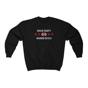 Swain Co Maroon Devils Crewneck Sweatshirt