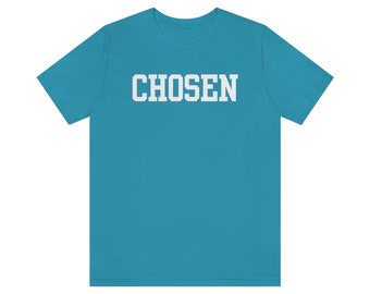 Camiseta de manga corta de jersey unisex ELEGIDO