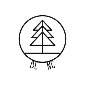 BCNC Metal Wall Art Swain County NC Bryson City Tree Outdoor
